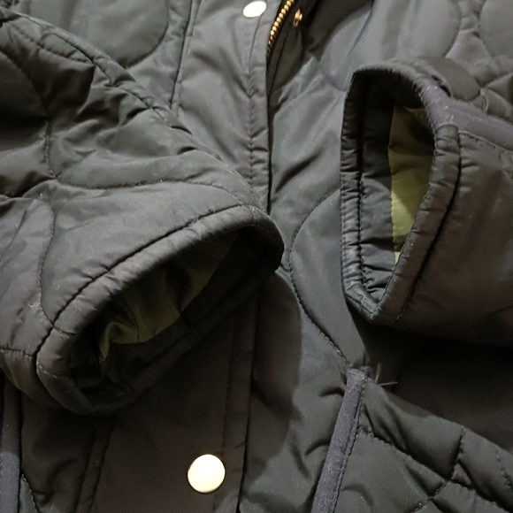 J Crew quilted black cocoon puffer jacket size ST - Picture 9 of 11